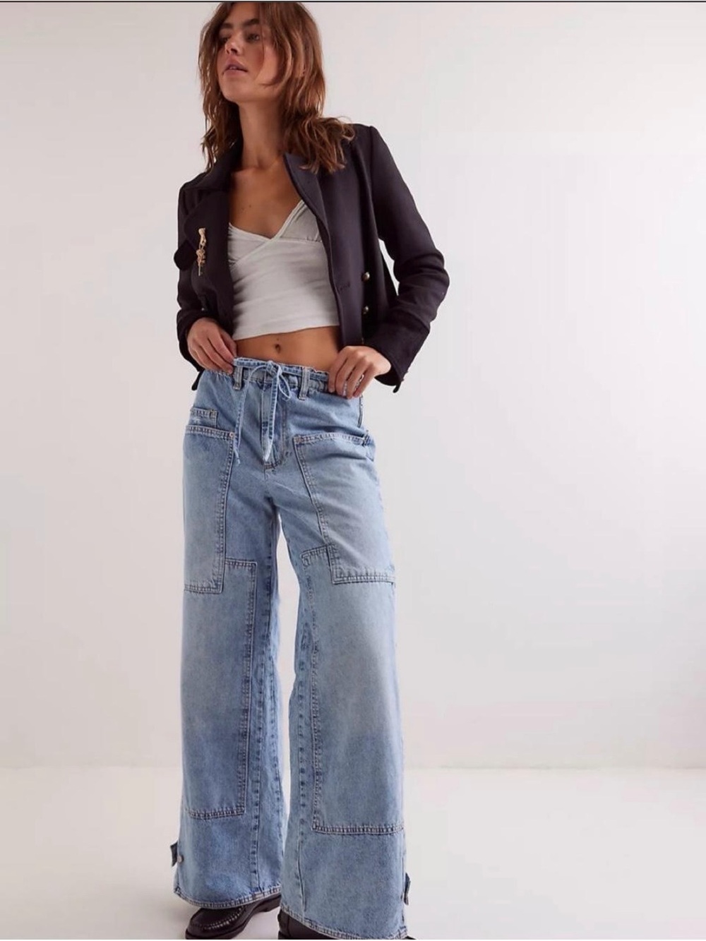 Free People Crvy Outlaw Jeans